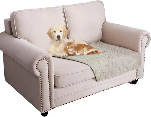 Vista 81 de Ameritex Manta Impermeable Reversible Cubierta para Cama de Perro Manta para Mascotas para Muebles Cama Sofá Sillón