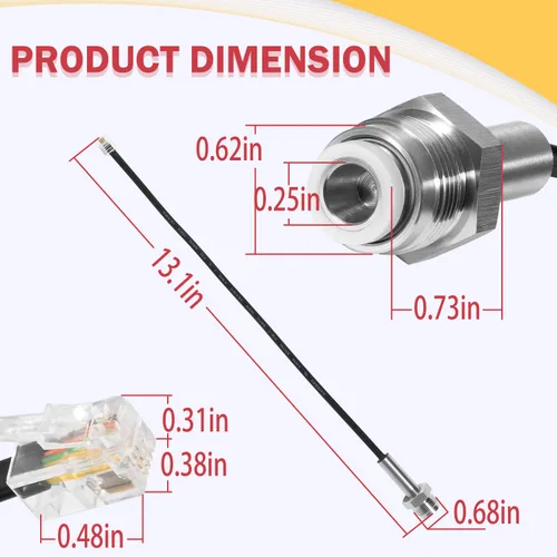 Vista 4 de 704492 Airless Pulverizador Transductor de Presión Sensor Fit para Titan Impact 440 540 640 740 Series Pulverizador