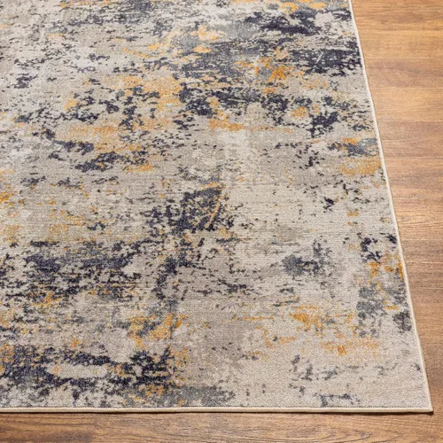 Vista 3 de Surya Jefferson - Alfombra moderna con estampado abstracto, 7 pies 10 pulgadas x 10 pies 6 pulgadas, gris
