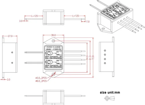 Vista 4 de Electronics-Salon 1PCS Dual SPST-NO 10Amp Power Relay Module, AC/DC 5V Control Voltaje