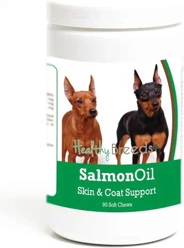 Vista 8 de Healthy Breeds Affenpinscher - Masticables suaves de aceite de salmón, 90