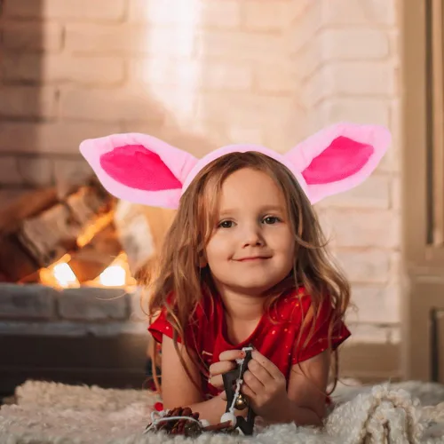 Vista 6 de TopTie 6 diademas de orejas de animales, decoraciones de Halloween para adultos y niños, aro de pelo de animales de safari de la selva