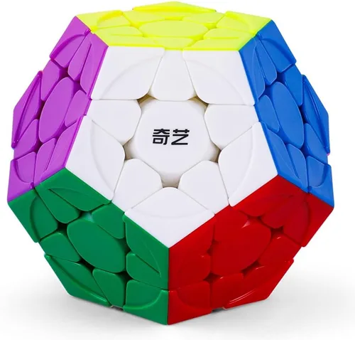 Vista 11 de ROXENDA - Juego de cubos de velocidad – Adhesivo de fibra de carbono, paquete de cubo mágico de 2 x 2, 4 x 4 megaminx, pirámide y cubo giratorio