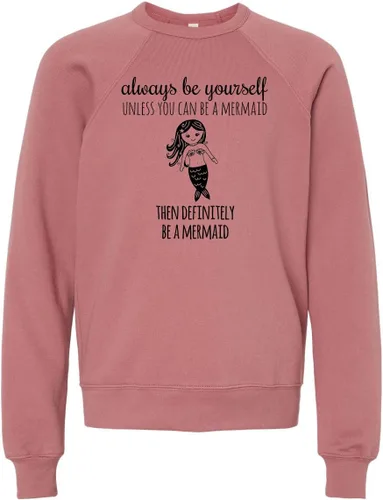 Vista 9 de Long Sleeve Unisex Kids' Sweatshirt, Unisex Graphic Sweatshirt, Shirts with Sayings, Heather Gray or Mauve