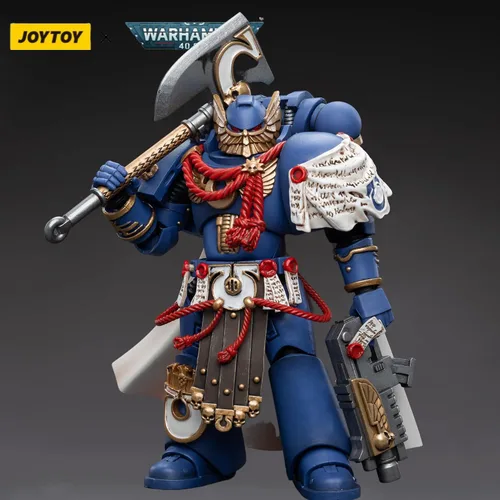 Vista 7 de JOYTOY Warhammer 40,000 1/18 Figura de acción Ultramarines Honour Guard 2 Colección Figuras modelo (4.88 pulgadas)