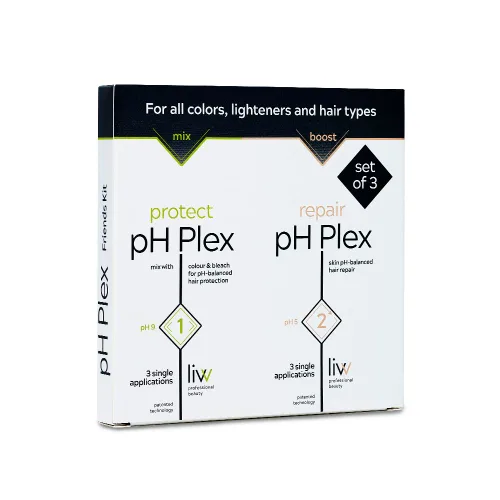 Vista 11 de Tratamiento nutritivo de mascarilla capilar pH Plex, fortalece el cabello entre la coloración y el blanqueo, resultados de calidad de salón en casa