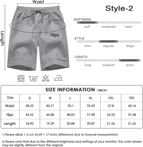 Vista 6 de XinYangNi Women's Casual Shorts Cargo Shorts
