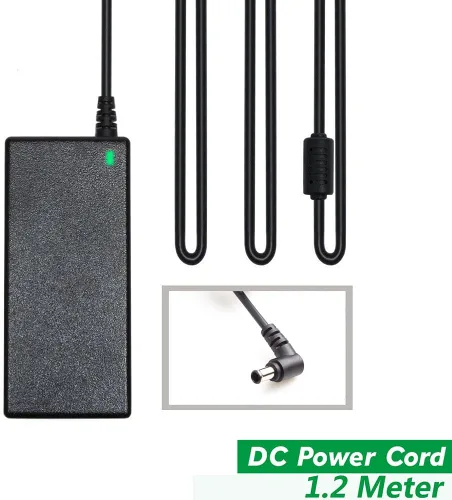 Vista 3 de Cable adaptador para LG Monitor 19V DC Electronics 32" 27" 24" 19" 20" 22" 23" Monitor de TV LG 27 27MN60T-W 27ML600M 24M47H-P 24MP55HQ 27ML600M-B