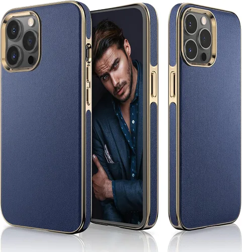 Vista 20 de LOHASIC Funda de piel diseñada para iPhone 13, funda clásica de lujo, suave, antiarañazos, a prueba de golpes, compatible con iPhone 13 de 6.1