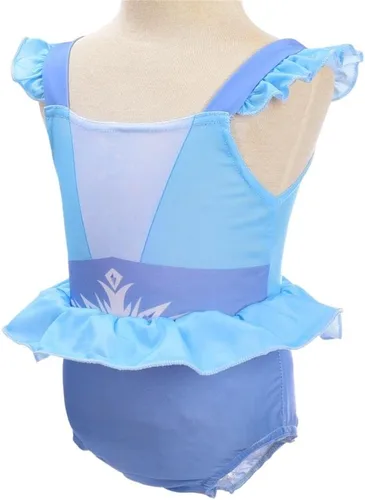 Vista 3 de Dressy Daisy Traje de baño de princesa de una pieza con falda para niñas