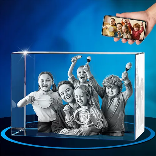 Vista 17 de ArtPix 3D Foto de cristal, regalos personalizados de Navidad para esposa, mujer, mamá, ella, él, hombres, madre, abuela, gran regalo personalizado