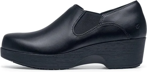 Vista 14 de Shoes for Crews Zuecos de trabajo antideslizantes para mujer, cómodos, antideslizantes, para el servicio de alimentos, hospitalidad, mantenimiento