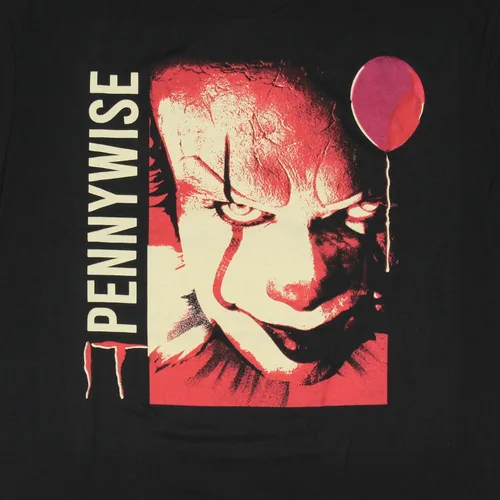 Vista 2 de Stephen King's IT Pennywise Spooky Glare - Camiseta para hombre con estampado gráfico