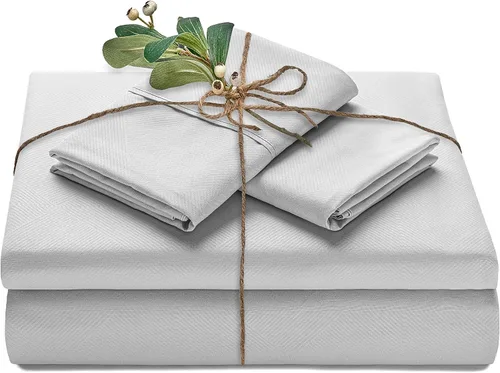 Vista 13 de Chanasya Juego de sábanas de 3 piezas de microfibra de percal, sábana bajera, sábana encimera y fundas de almohada, bolsillo profundo, resistente a