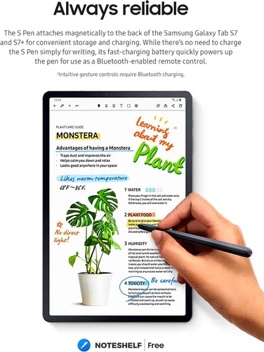 Vista 5 de SAMSUNG Galaxy Tab S7 Bolígrafo S7+ S, negro místico