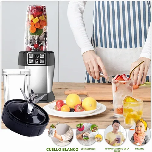 Vista 2 de Piezas de repuesto Ninja Blender, hoja de licuadora Ninja de 7 aletas, ensamblaje de cuchilla de licuadora actualizado para licuadoras Nutri Ninja