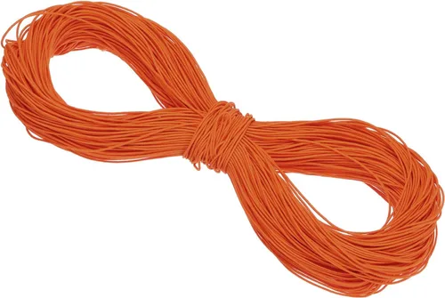 Vista 77 de PATIKIL Cuerda elástica elástica de 109 yardas (328.1 ft), cuerda elástica pesada de 0.059 in, albaricoque para manualidades, correas de gancho