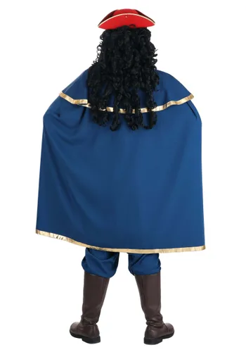 Vista 2 de Disfraz de Pirata Bucanero Deluxe con Ron Talla Plus para Hombre Multicolor