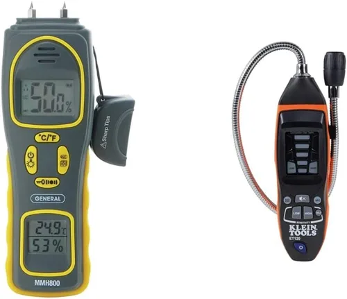 Vista 6 de General Tools MMH800 Medidor de Humedad con y sin Pin con Temperatura y Humedad