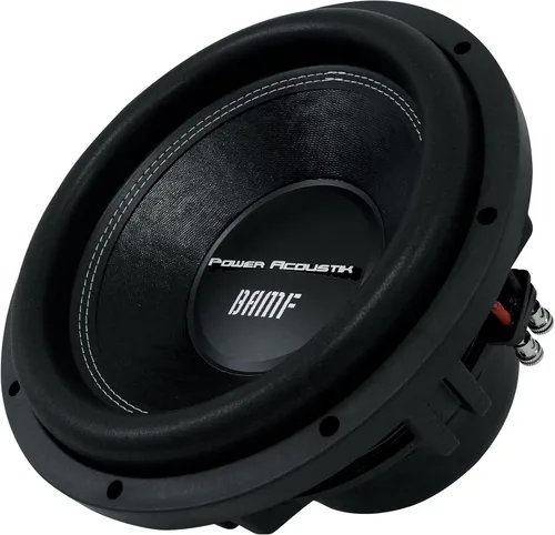Vista 3 de Power Acoustik BAMF-124 BAMF Series Subwoofer (12", 3,500 vatios máximo, doble 4Ω), negro
