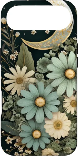 Vista 27 de Sage Green Wildflower Floral Moon Flower Botanical Case for iPhone 17