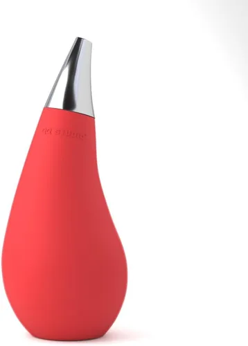 Vista 12 de Dispensador de jabón exprimible para encimera de cocina y baño, botella con forma de lágrima (negro, ~7oz)