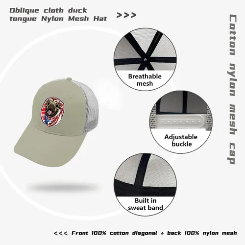 Vista 7 de Sombreros Pug Dog Dad Hat para hombres, divertidas gorras de béisbol ajustables