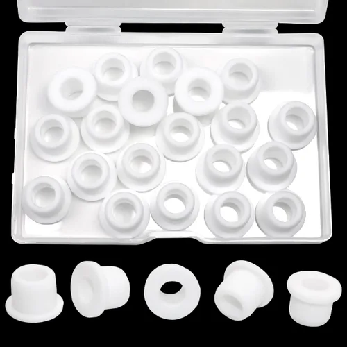Vista 19 de EASYEAH 65 piezas de arandelas de goma con forma de sombrero de copa para cableado, kit surtido impermeable para alambres, arandelas de goma