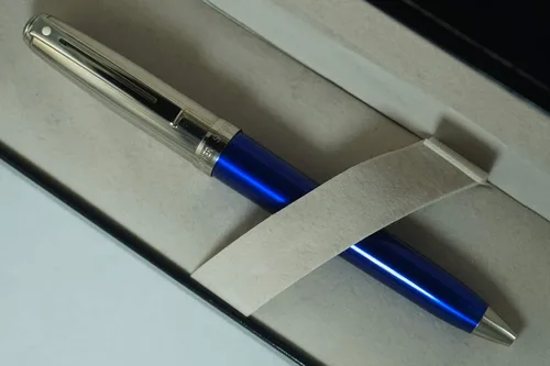 Vista 2 de Sheaffer Prelude Signature Sapphire Blue Barrel and Palladium - Bolígrafo