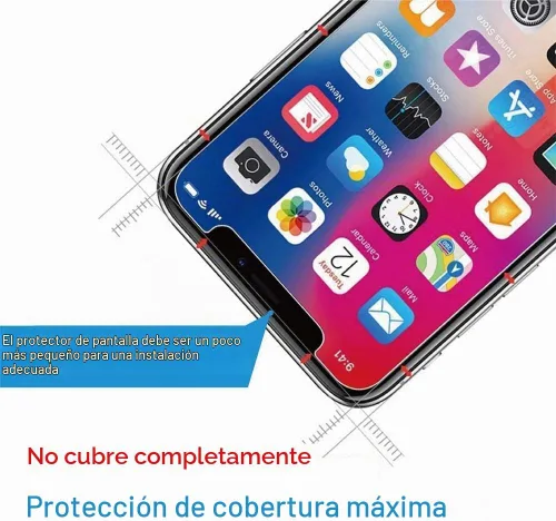 Vista 3 de SAMKE [Paquete de 3] Protector de pantalla compatible con Apple iPhone 10/X iPhone XS iPhone 11 Pro [5.8 pulgadas] vidrio templado, borde 2.5D