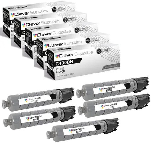 Vista 65 de CS - Cartucho de tóner compatible para Ricoh C220 406046 Color negro láser Aficio SP C220 Aficio SP C220A Aficio SP C220DN Aficio SP C220N Aficio SP