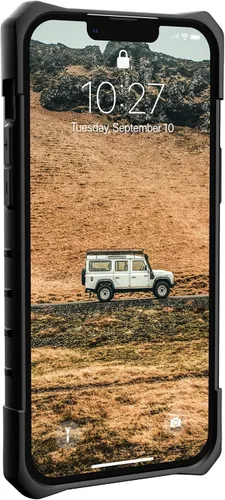 Vista 4 de URBAN ARMOR GEAR UAG - Funda protectora diseñada para iPhone 13 Pro Max, color negro, resistente, ligera, delgada, a prueba de golpes, Pathfinder