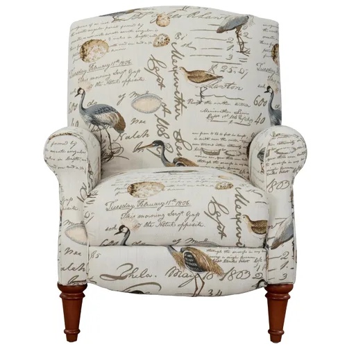 Vista 3 de Sunset Trading Accent - Reclinador reclinable, marfil/marrón/gris