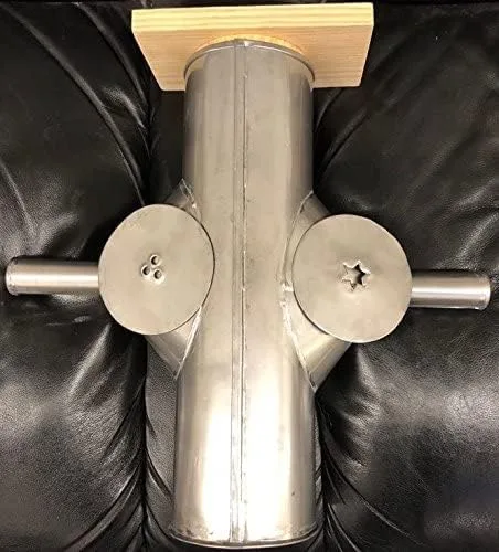 Vista 3 de Hecho en México 15.5" Mejicana Churrera Churro Maker Churros Máquina manual de Metal/Madera w/2 moldes