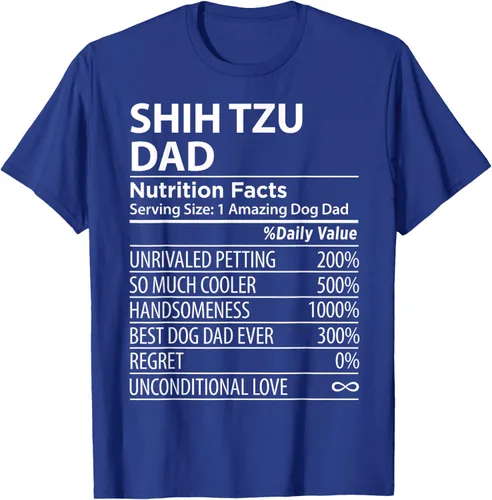 Vista 25 de Shih Tzu Dad - Camiseta divertida para dueño de perro Shih Tzu, Negro