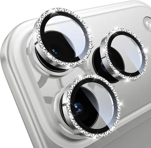 Vista 31 de WSKEN Protector de lente de cámara para iPhone 16 Pro/iPhone 16 Pro Max - [Modelo de disparo original] Protector de pantalla de cámara de vidrio