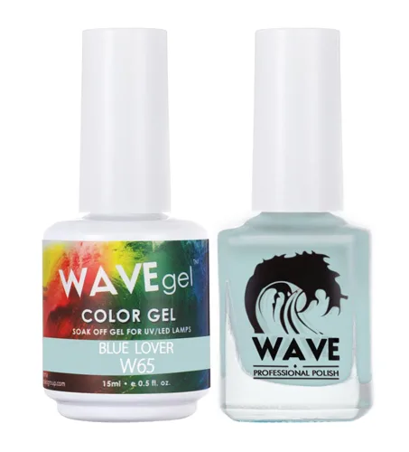 Vista 188 de WAVEGEL - Juego dúo de gel y esmalte de uñas a juego - Colección Simplicity - #P109 Blizzard I 0.5 onzas