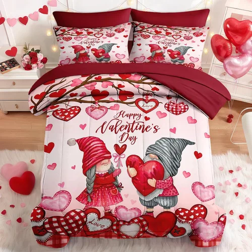Vista 15 de Nesker Juego de edredón de primavera de 5 piezas, tamaño individual, juego de ropa de cama floral con mariposas para niños y adultos, juego