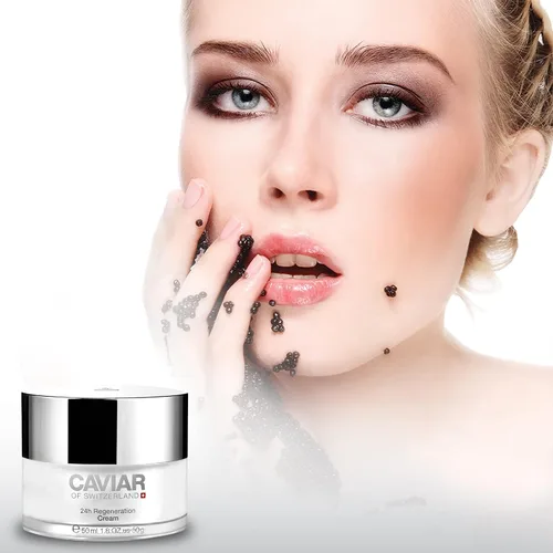 Vista 2 de Crema hidratante facial Caviar Regenerate – Crema antienvejecimiento para manchas de envejecimiento, tratamiento facial con ácido hialurónico