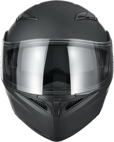 Vista 3 de Cascos de motocicleta modulares de cara completa, Casco de motocicleta de cara completa con certificación DOT, con visor abatible dual