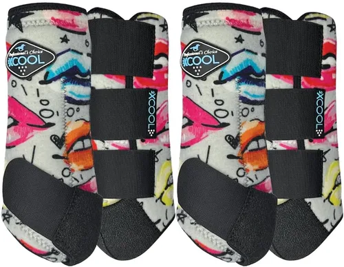 Vista 4 de Professional's Choice 2XCOOL - Botas deportivas para caballos medicinales, diseño protector y transpirable para máxima comodidad y durabilidad