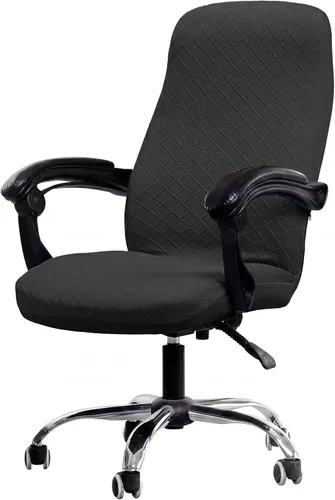 Vista 21 de WOMACO Fundas para Silla de Oficina Estampadas, Funda Elástica para Silla de Computadora Funda Universal para Silla de Jefe Estilo Simplismo Moderno