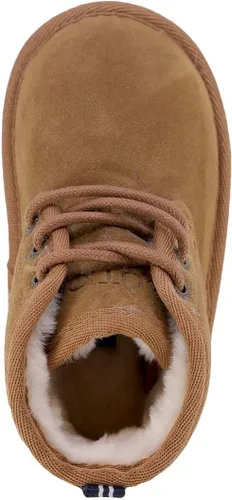 Vista 4 de Nautica Botas para niños con piel Sherpa para nieve e invierno, botines cálidos para niños y niñas (niños grandes, niños pequeños, niños pequeños)
