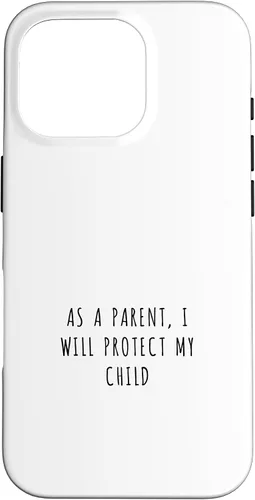 Vista 20 de As a parent, I will protect my child Case for iPhone 16