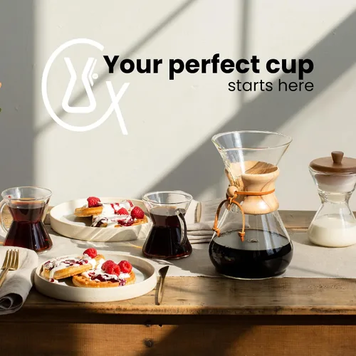 Vista 3 de Chemex. Red de alambre de acero inoxidable para uso en estufa eléctrica de 6,5 pulgadas. Para estufas de bobina eléctricas, protege el vidrio