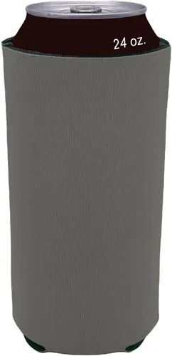 Vista 24 de Espuma en blanco plegable de 24 oz. Can Coolie (variedad, paquete de 6)