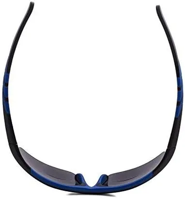Vista 5 de Eyekepper TR90 Unbreakable Sports Biifocal Half Rimless - Gafas de sol Béisbol Correr Pescar Conducir Golf Softbol senderismo Marco NegroAzul Lente