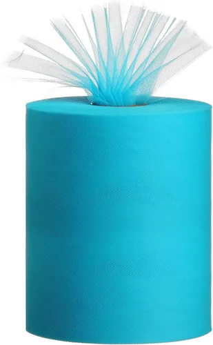 Vista 30 de Rollos de tul de 6 pulgadas por 100 yardas (300 pies) de tela de carrete de tul para bricolaje, faldas tutú, bodas, baby shower, manualidades