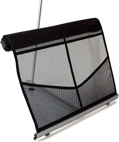 Vista 3 de Vispronet Soporte de malla para folletos – Soporte portátil de literatura de 1.8 x 4.6 pies con 4 bolsillos y bolsa de transporte, estante