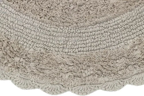 Vista 3 de The Home Talk Tapete de baño de algodón de alta calidad, antideslizante, extra absorbente, para spa, ducha, bañera, sala de estar, cálido, suave